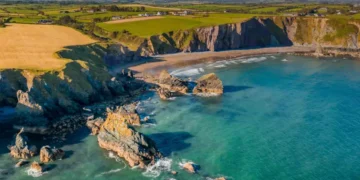 Ballydowane Beach Waterford coast line