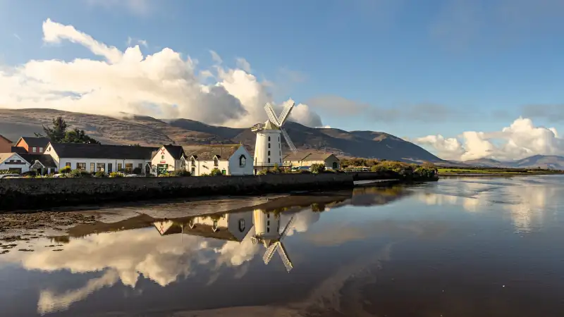 Blennerville windmill reflections Tralee Kerry Ireland