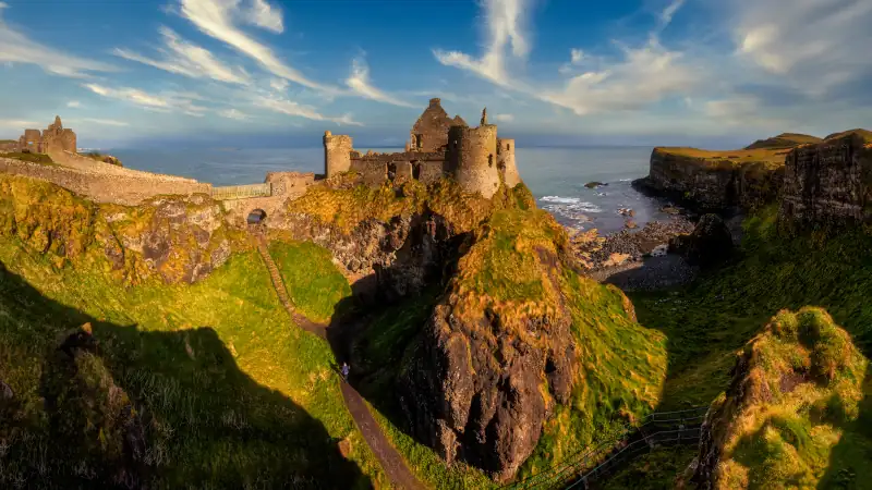 medieval castle in Bushmills Northern Ireland
