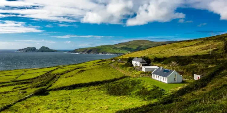 Houses at the Coast of Ireland
