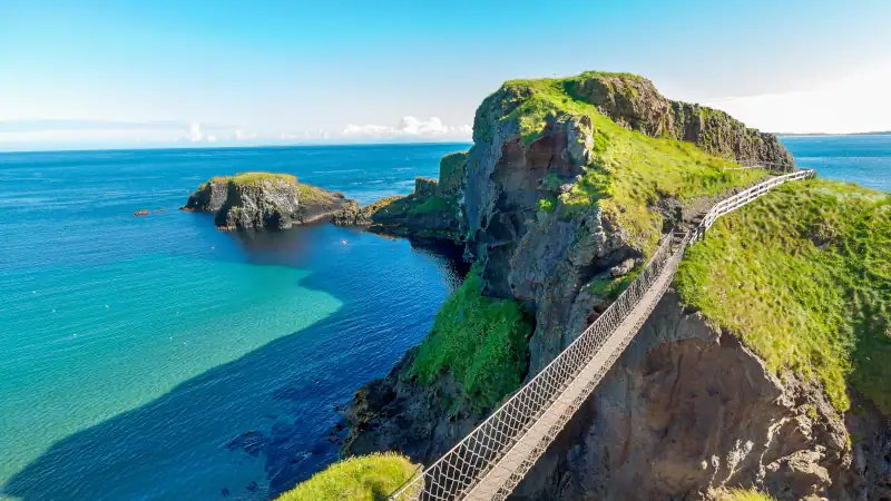 Northern Ireland rope bridge