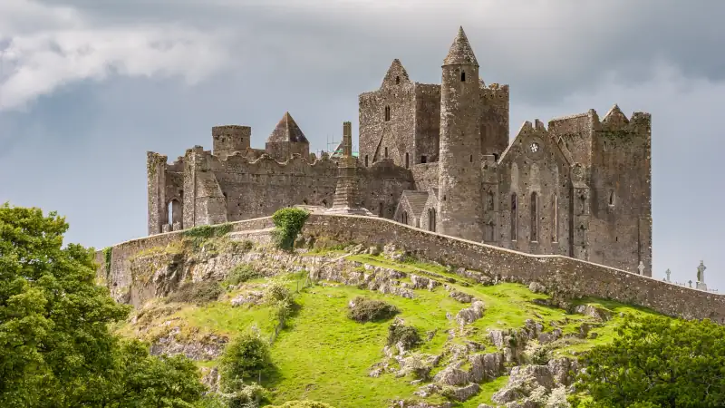 Rock of Cashel, Castle on the hill in Tipperary, Ireland