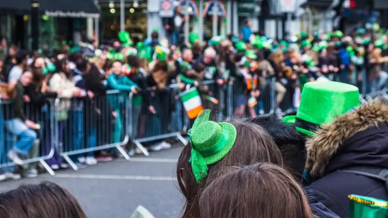 Saint Patrick's day parade in Dublin
