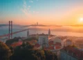 Sunrise over Historic Lisbon