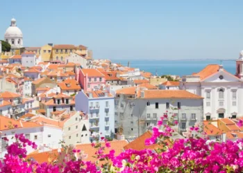 view of Alfama, Lisbon, Portugal