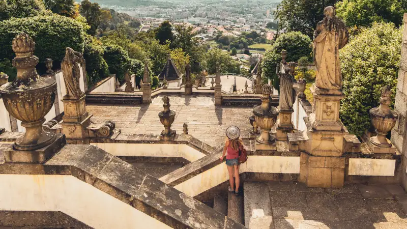 Sanctuary of Bom Jesus do Monte- Braga in Portugal