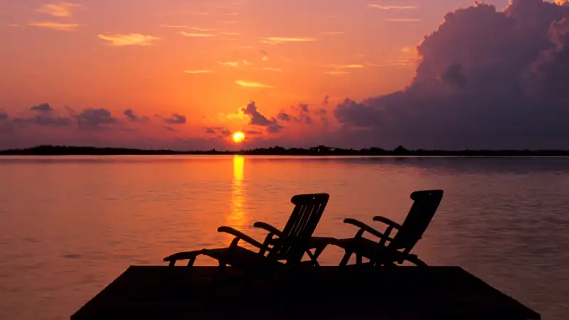 Sunrise over Ambergris Caye, Belize