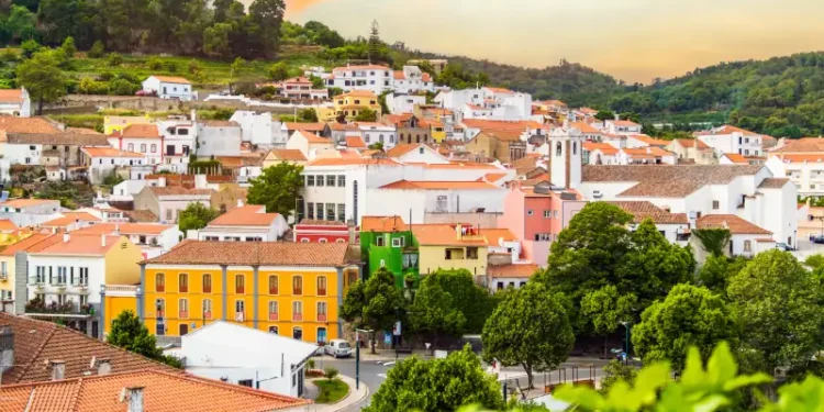 Beautiful view of mountainous Monchique, Algarve, Portugal