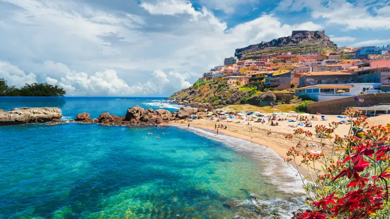 Medieval town of Castelsardo, Province of Sassari, Sardinia, Italy