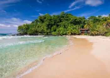 The beautiful Red Frog Beach, Bocas del Toro, Panama