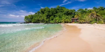 The beautiful Red Frog Beach, Bocas del Toro, Panama