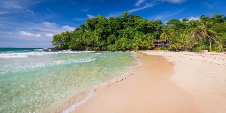 The beautiful Red Frog Beach, Bocas del Toro, Panama