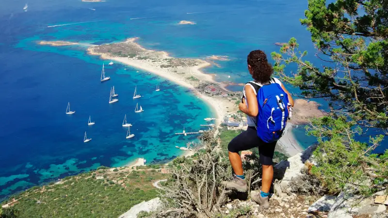 Trekking in Sardinia: to the summit of Tavolara Island.