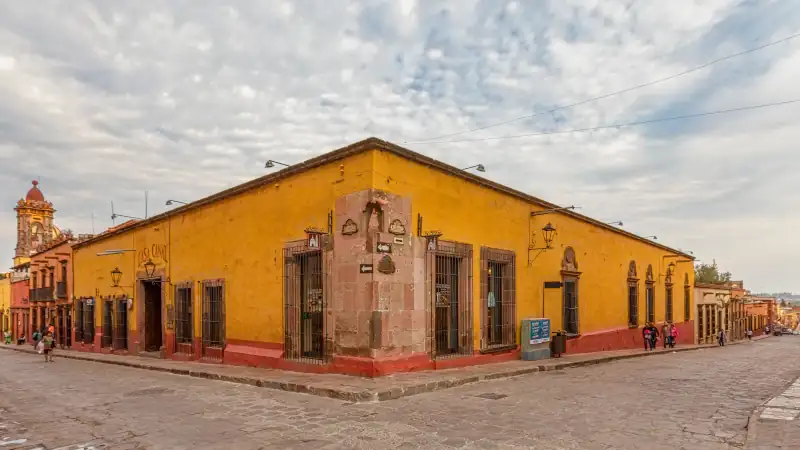 Architectural details and streets of San Miguel de Allende, Mexico