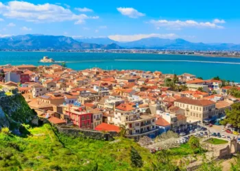 Nafplio, Greece aerial view