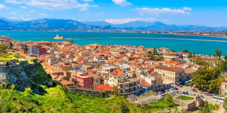 Nafplio, Greece aerial view