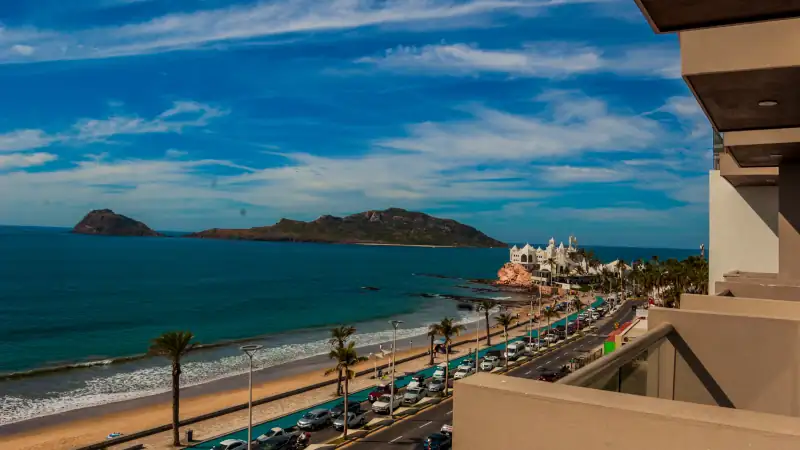 Scenic coastal view of Mazatlán
