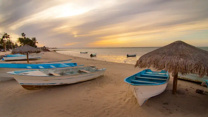 sunset in la paz baja california sur mexico