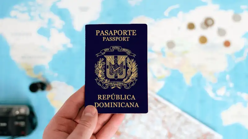 Dominican Republic passport and travel documents