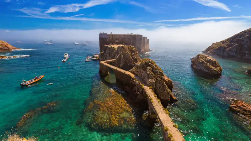 Fort in Berlenga island, Portugal