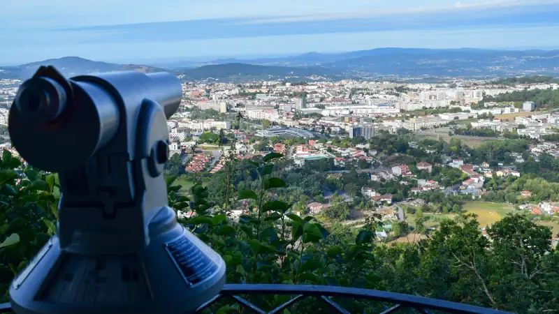 Landscape of Braga in Portugal