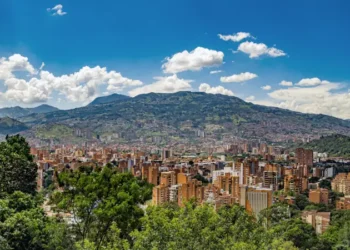 Panoramic of Medellin City