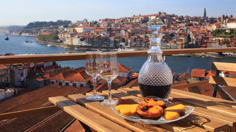 Port wine with a view