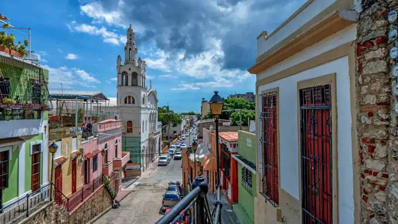 View of Santo Domingo streets