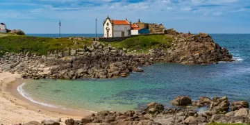 Camino Portugues Coastal Route in Matosinhos, Portugal