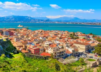 Nafplio, Greece aerial view