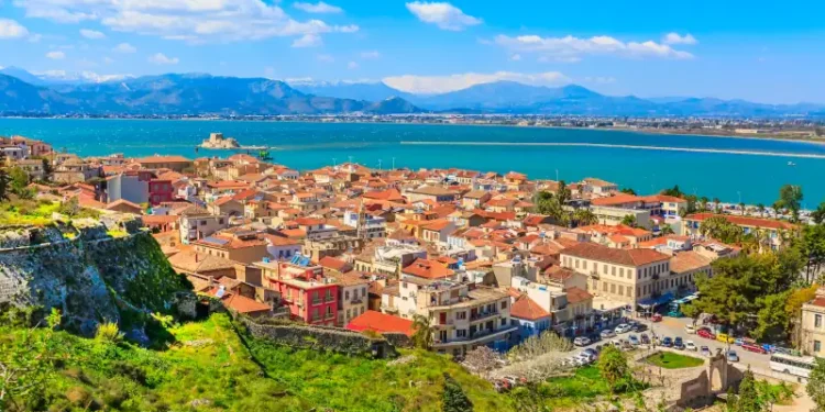 Nafplio, Greece aerial view
