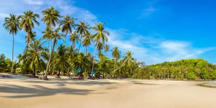 Panorama of Tropical beach