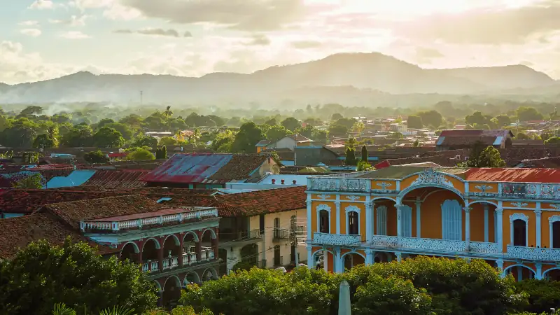 Beautiful photo of the city of Granada, Nicaragua