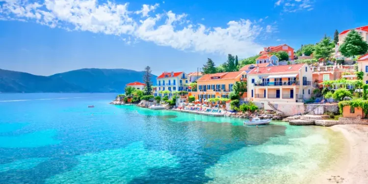Fiskardo village, Kefalonia island, Greece