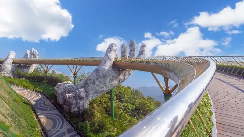 Golden Bridge, Da Nang, Vietnam.