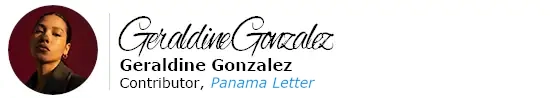 geraldine gonzalez panama leter signature with link