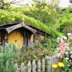 A house and garden from the movie The Hobbit