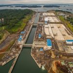 The announcement, whether its timing was a coincidence or not, could be seen as either a friendly nod or a competitive nudge to the Panama Canal. Building Canal locks