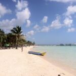 A white sand beach in the Dominican Republic.