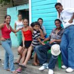 Friendly locals in the streets of the Dominican Republic.