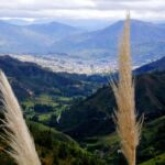 A small village in a green valley, Ecuador.