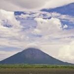 Volcan Concepcion rises in the distance, Nicaragua.