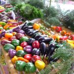 Fresh fruit and vegetables for sale in the market in Boquete, Panama