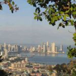The view of Panama City from Cerro Ancon.