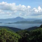 Some of the many green islands of the Philippines.