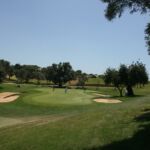 Blue skies over a Portuguese golf course.