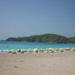 The white sands of a Turkish beach.