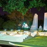 A park in Nicaragua at night