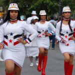 Young Students Marching in Patriotic Parades, Panama