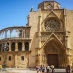 View on the cathedral of Valencia, Spain